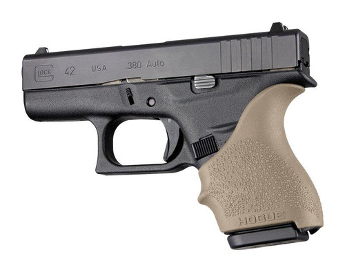Hogue HandAll Beaver Tail Grip Sleeve Glock 42 43 Flat Dark Earth