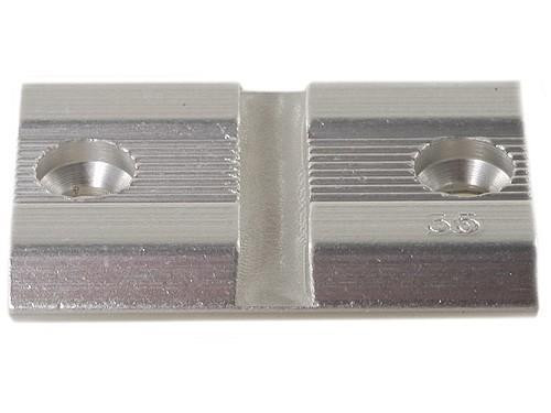 Weaver Standard Top Mount Aluminum Scope Base - Silver #35S S&W 1500 1600 1700 Front
