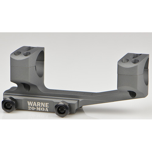 WAR MOUNT 20MOA 1 MSR GRY EXT SKELETONIZED