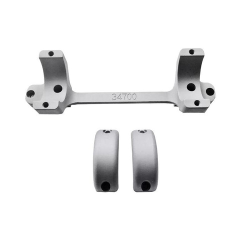 DNZ 1-Piece Gamer Reaper Scope Mount - Remington 700 Long Action High Silver