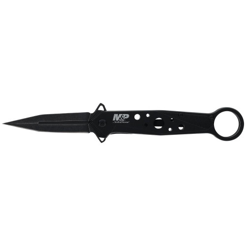 Battenfeld Knives S&W M&P Folding Knife Dagger Blade Black