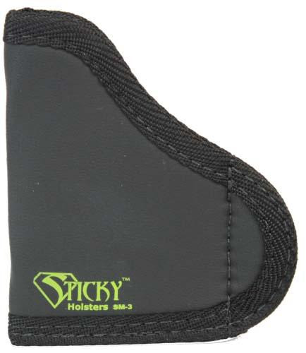 Sticky Holsters Small Pocket Holster for 2.75" 380s with Laser Black Ambidextrous