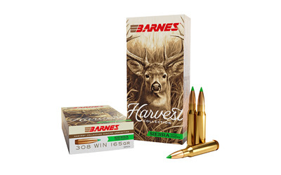 Barnes Harvest Collection 308 Win 7.62x51 165gr Sierra GameKing 20rd Ammo