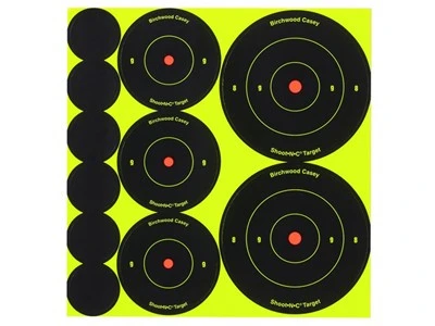 Birchwood Casey Shootnc Self-Adhesive Targets, 12 Pack - BC34608