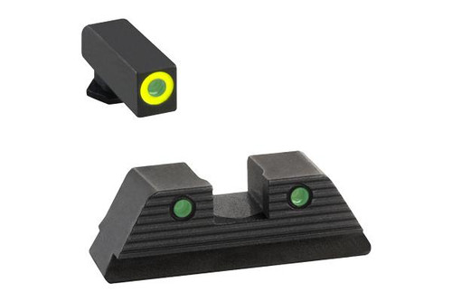 Ameriglo Glock Trooper Night Sight Set MOS Compatible For 1719 22 23 24 26 27 33 34 35 Gen 1-4