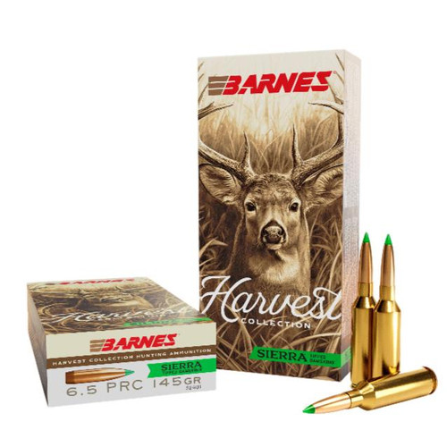 Barnes Harvest 6.5PRC Sierra Tipped GameKing /10 Case 145gr, 20 Count - 32401
