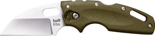 Cold Steel Tuff Lite 2.5" OD Green Plain Edge Clip Folder