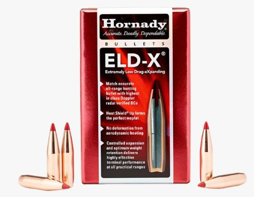 HORNADY BULLETS 25CAL. .257 128GR. ELD-X 100CT 25BX/CS