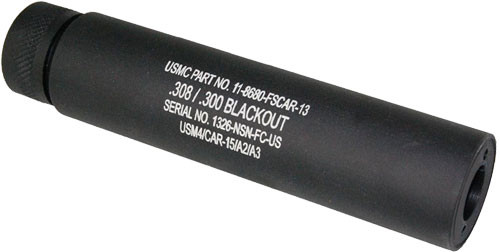 Guntec AR10 Slip Over Fake Suppressor Black
