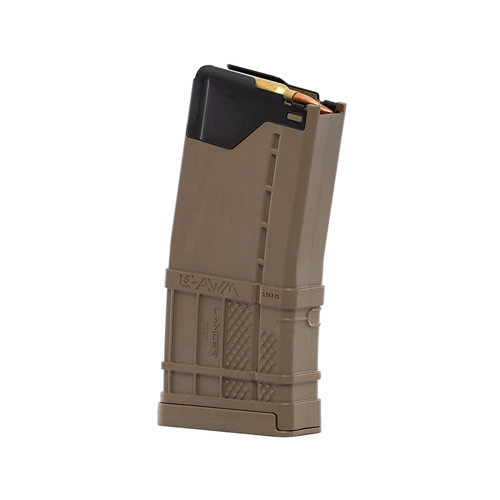 Lancer L5AWM Limited 10/20 5.56 NATO 10rd Magazine, Flat Dark Earth - L5AWML1020FDE