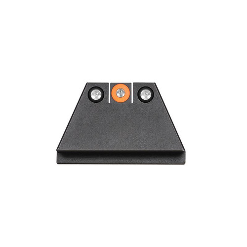 Night Fision Suppressor Height Sight Set Orange Front Black Back for Glock