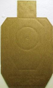 Speedwell Targets Official IDPA Targets Cardboard Target 100 Count - IDPA CB