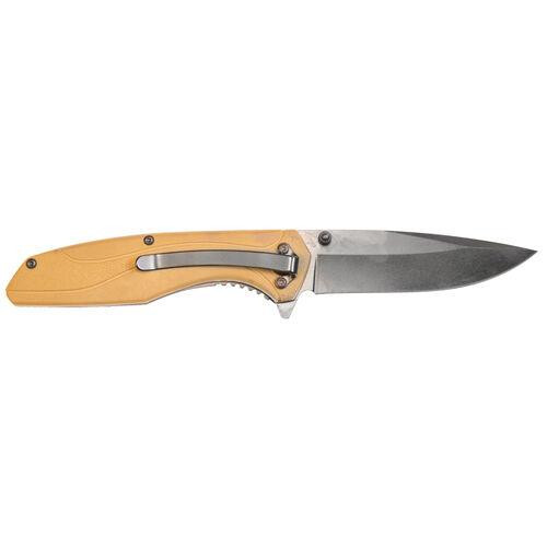 Battenfeld Knives S&W Drop Point Folding Knife 3 1/2" Blade FDE