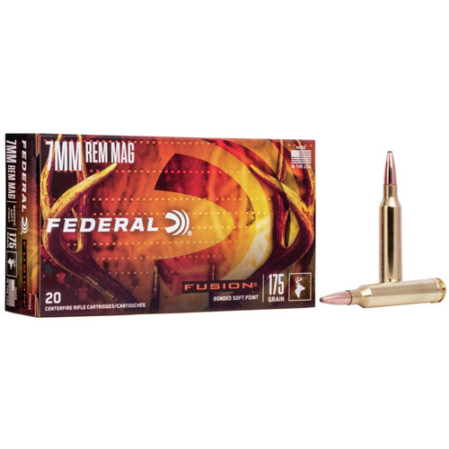 Federal Fusion Rifle Ammunition 7mm Rem Magazine 175 gr Btsp - 20/ct