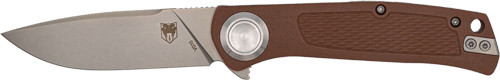 COBRATEC EDC SCOUT BAR LOCK 3.12" MOCHA STAINLESS STEEL