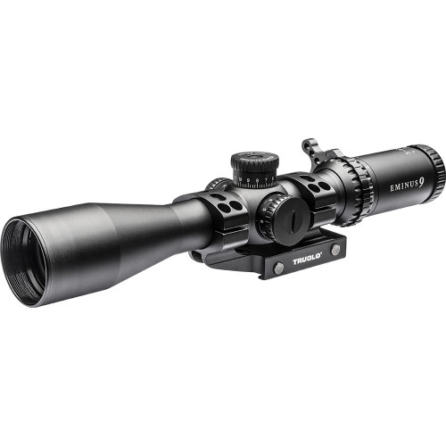 Truglo EMINUS9 Rifle Scope - 3-9x42mm 30mm Illuminated TacPlex Reticle w/ APTUS-M1 Mount Black