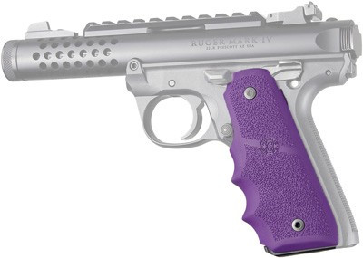 Hogue Ruger 22/45 MKIV Rubber Grips/Finger Groove PUR - 79086