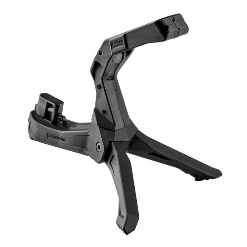 Fab Defense The Mako Group AR-15 Quick Deployment Bipod with an Integrated AGR-43 Pistol Grip