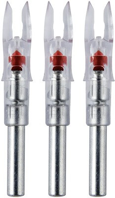 Nockturnal Lighted Nocks Red S 3 Pack - NT202