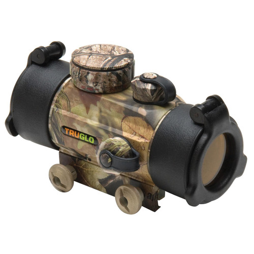 Truglo Traditional Red Dot Sight - 1x30mm 5 MOA Size APG Camo