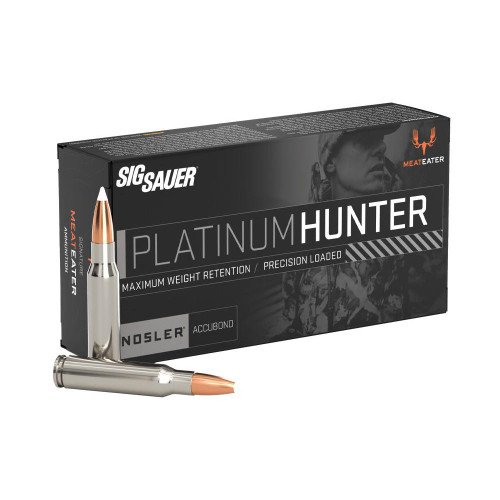 Sig Sauer Platinum Hunter Accubond Rifle Ammunition .308 Win 165gr PT 20/ct