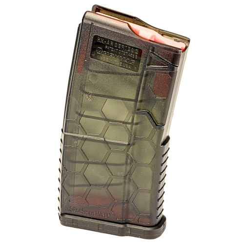 HEXMAG Shorty AR-15 SMK 5.56 NATO 20rd Magazine, Translucent Smoke - HX20-AR15S2-SMK