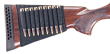 Michaels Rifle Buttstock Cartridge Carrier 9-LOOP Black