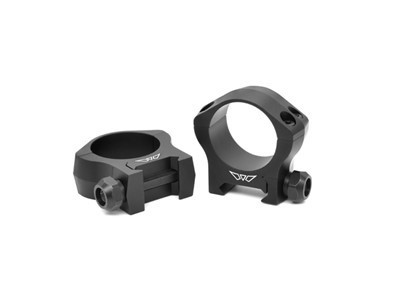 Warne Mountain Tech Rings Matte Black, Low, 30mm - 7213M