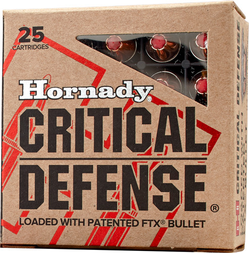Hornady Critical Defense 327 Federal 80gr FTX 25-Round 10BX/CS