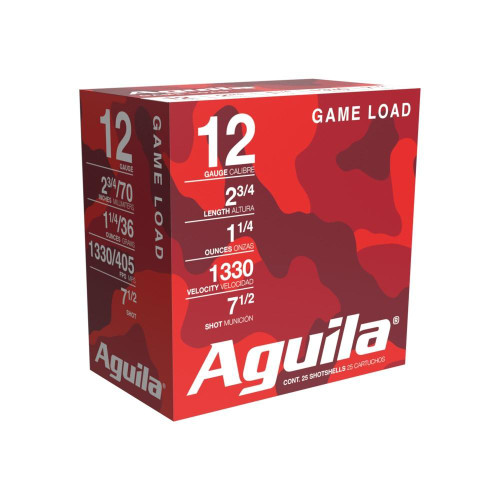 TXAT - DBA Aguila High Velocity Field Shotshells 12 ga 2-3/4" 1-1/4oz #7.5 25/ct