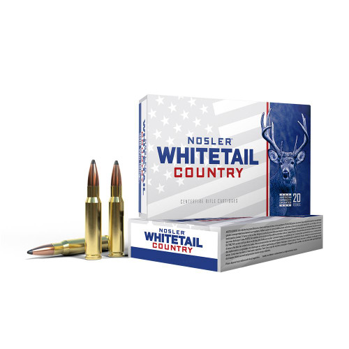 Nosler Whitetail Country Rifle Ammunition .30-06 Springfield 150gr SP 20/ct