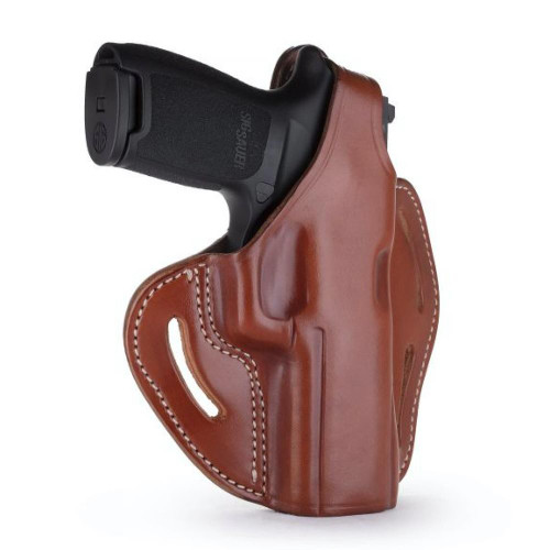 2nd Amendment 1791 BHX Thumb Break Belt Holster Classic Brown RH size 4