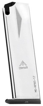 Mec-Gar Magazines Ruger P85/89/ 93/94/95/PC9 9mm 17rd Magazine, Nickel - MGRP8517N