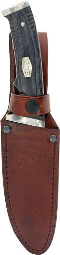 Old Timer Knife Heritage 5" D2 Fixed Blade W/Leather Sheath