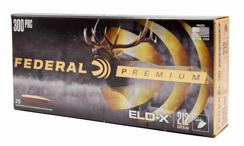 Federal 300 PRC Ammo 212gr ELD-X 20 Rounds - P300PRCELDX1