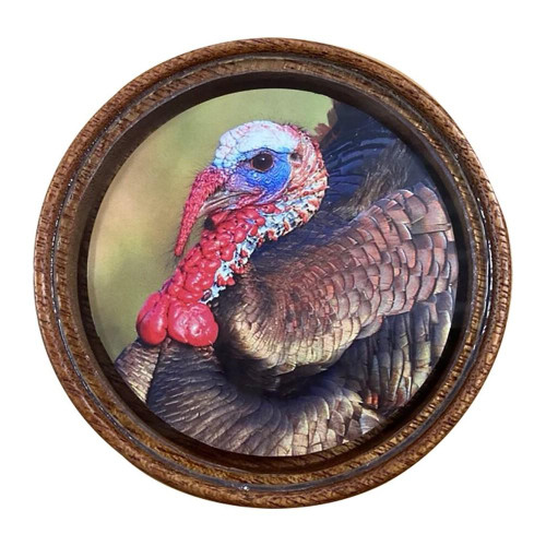 Rock Ridge The Grind Bark'n Betty Glass Turkey Pot Call with Hickory Striker
