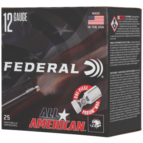 Federal ALL American 12GA 2.75" 1OZ #7.5
