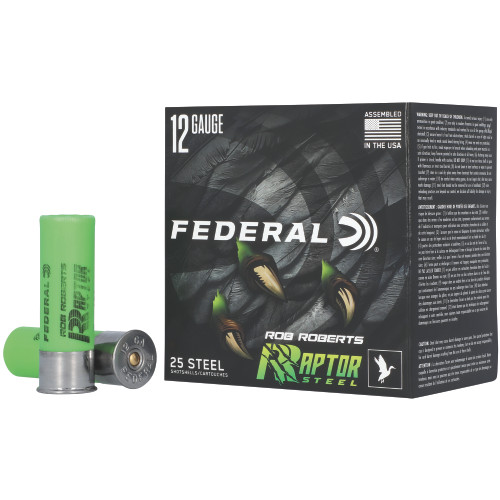 Federal Raptor Steel 12GA 3" 1.375OZ #4
