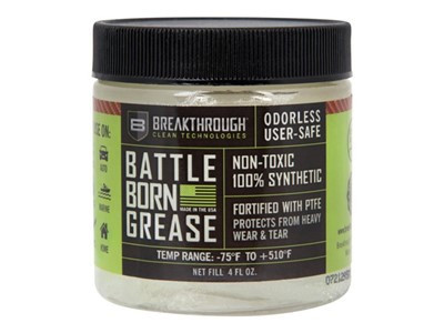 Breakthrough Battle Born Grease W- Ptfe 4oz Jar, Clear - BCTBTG4OZ