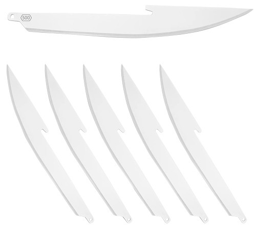Outdoor Edge Razormax 5" Replacement Blade 6-PACK Stainless