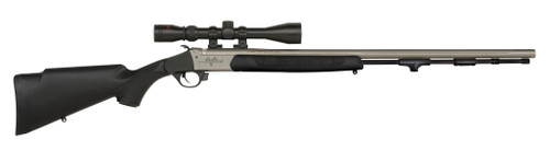 Traditions Pursuit XT Muzzleloader Vapr Synthetic Black 3-9x40 Duplex Scope