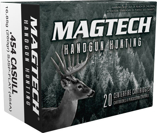 Magtech 454 Casull 260gr Sjsp-Fp 20-Round 50BX/CS