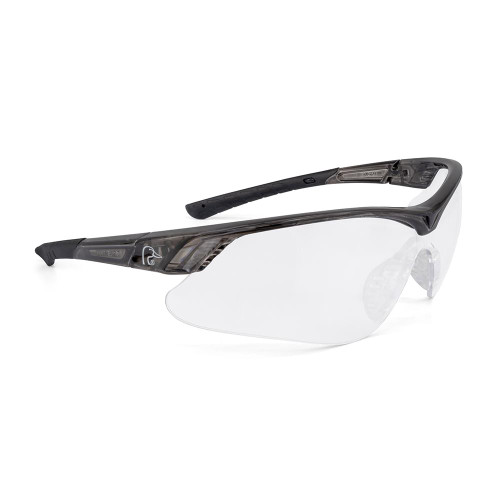 Radians Ducks Unlimited Half Frame Shooting Glasses Black with Clear Lens