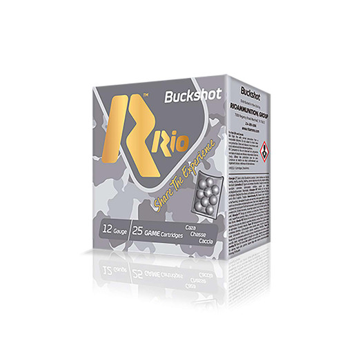 Rio Royal Buck Home Defense Shotshells 12ga 2-3/4" 9-Pellets #1 25/ct