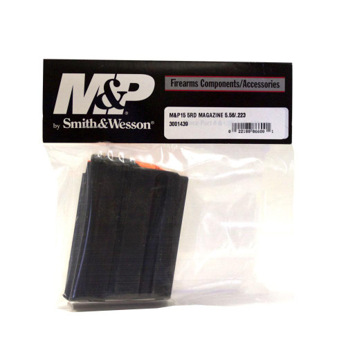 S&W M&P15 Rifle Magazine Black Steel .223 5/rd