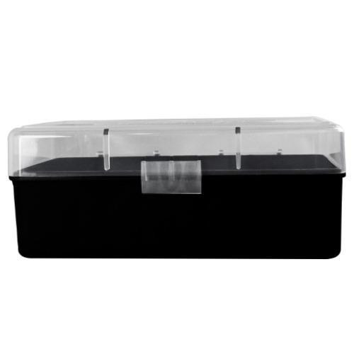 Berry's #414 WSM Ammo Clear Box with Black Base 50-Round - 19685