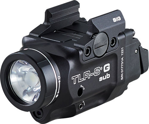 Streamlight TLR-8 with Laser Black Green 5.0 mw/500 Lumens Output 510-530nm - 69437