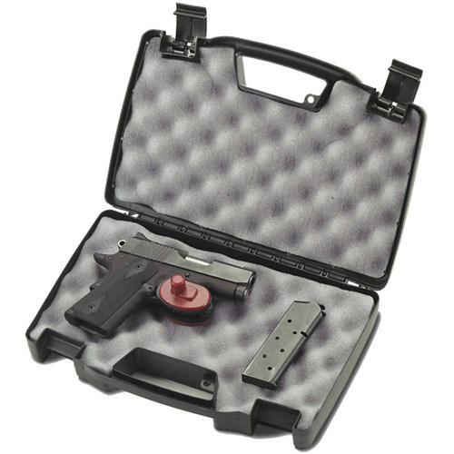 Plano Protector Pistol Case Black Polymer Holds Handgun - 140300