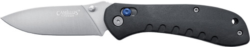 Camillus Rovax Folding Knife 3.25" Stainless Blade Nylon Black
