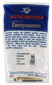 Winchester Unprimed Cases 30-30 Win Rifle Brass 50/Bag - WSC3030WU